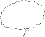 Cloudy Thought Bubble