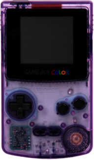 Game Boy Color Transparent Purple