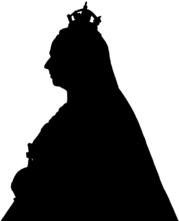 Queen Victoria Large Silhouette