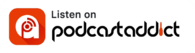 Listen on Podcast Addict logo button