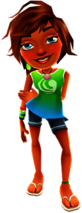 Subway Surfers Kim with green top