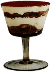 Tiramisu in high glass