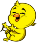 Little Yellow Chickadee Laughing