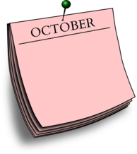 October Pinned Note