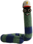 Becca's Bunch Character Pedro the Worm