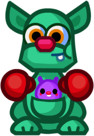 Rooby the Plucky PunchaRoo Front View