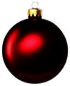 Luxurious Velvet Bauble In Rich Burgundy, Minimalist - Single Item, Decorated Christmas Bauble, High Detail, No Shadow