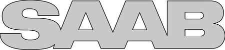 Saab Wordmark Grey