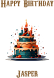 Happy Birthday Jasper, Personal Custom Message
