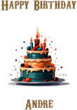 Happy Birthday Andre, Personal Custom Message
