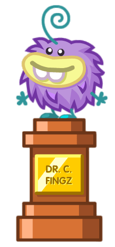 Dr. C. Fingz the Zoshling Statue