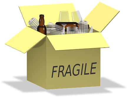 Cardboard Box Fragile