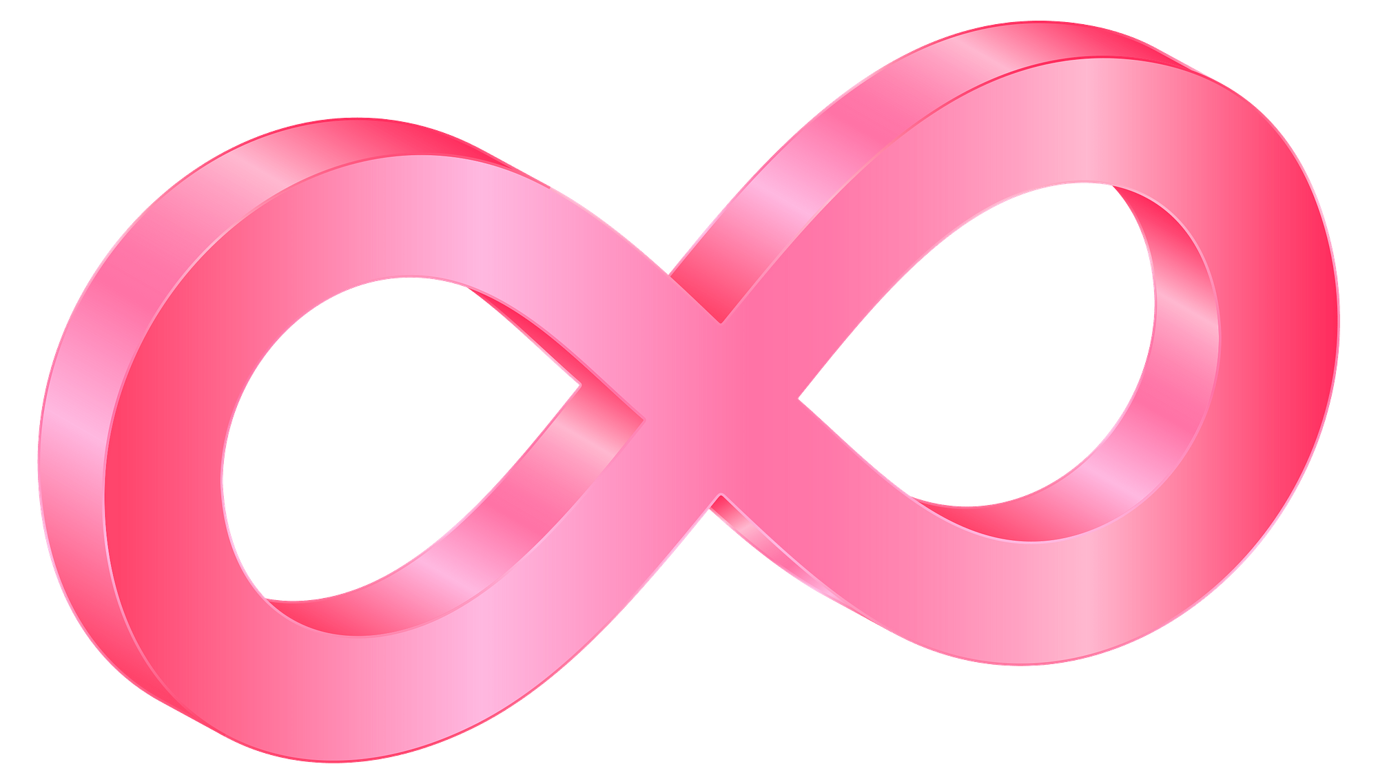 Pink Infinity Symbol