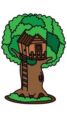 Treehouse With Ladder