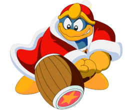 Kirby King Dedede Using Hammer