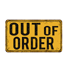 Vintage Out of Order Sign