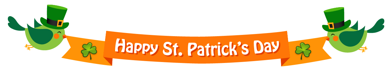 Happy St Patrick's Day 2 Birds