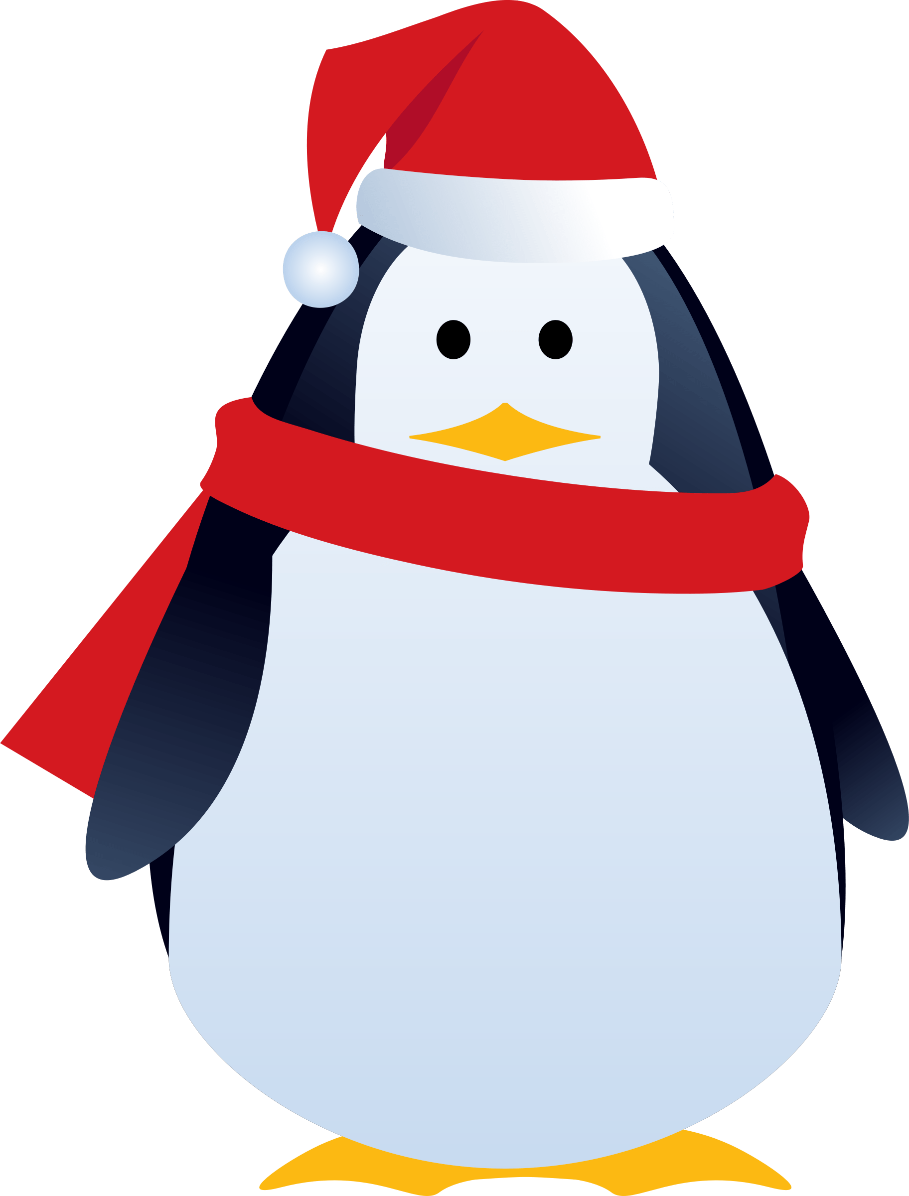 Christmas Penguin Cartoon