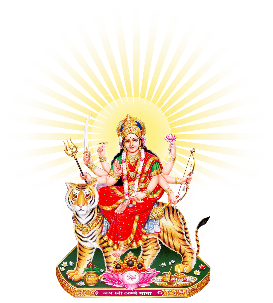 Goddess Durga Maa Sun
