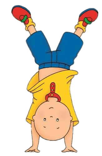 Caillou Doing A Handstand