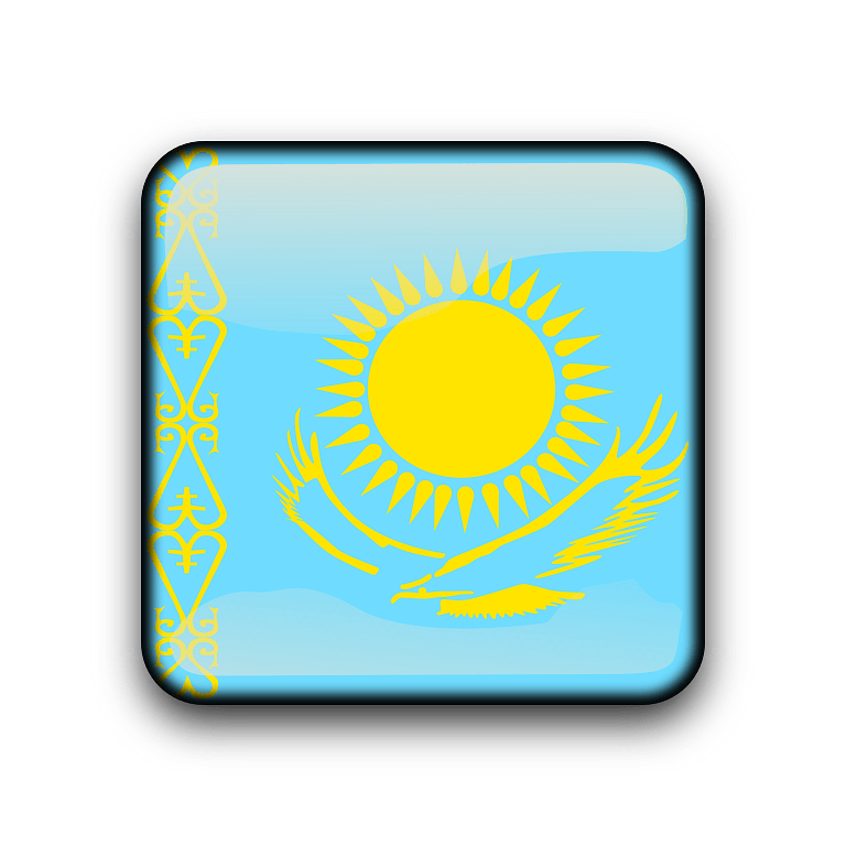 Kazakhstan Flag Icon