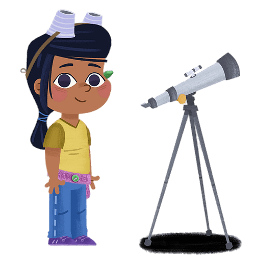 Kiva Using Telescope