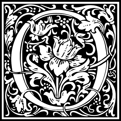 Decorated Letter O