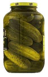 Jar of Whole Pickles (Gherkins)
