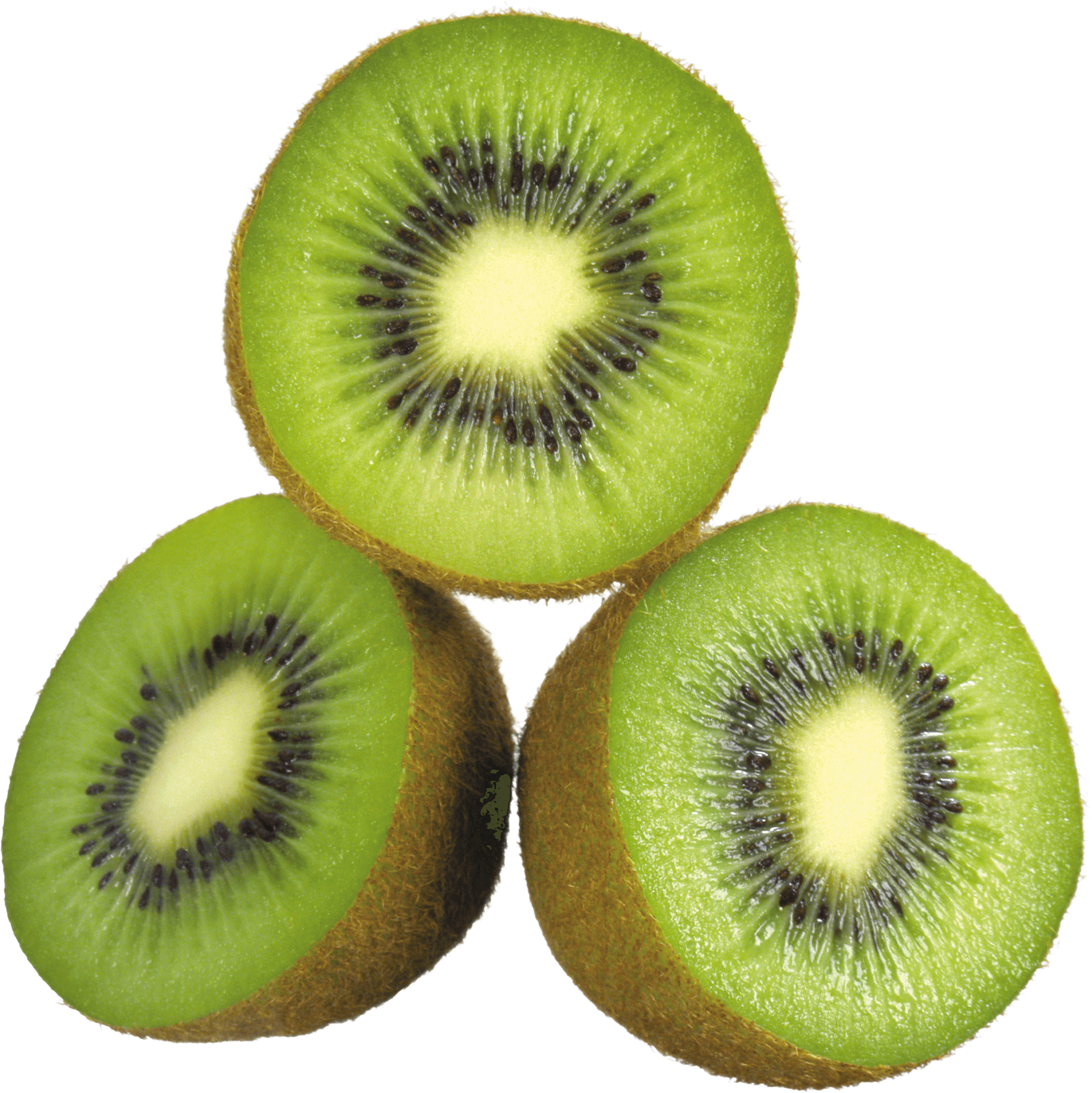 Three Open Kiwis