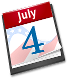Independence Day Calendar Entry