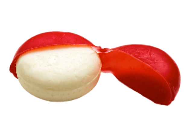 Opened Babybel Cheese