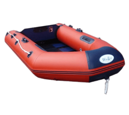 WavEco Orange and Blue Inflatable Dinghy