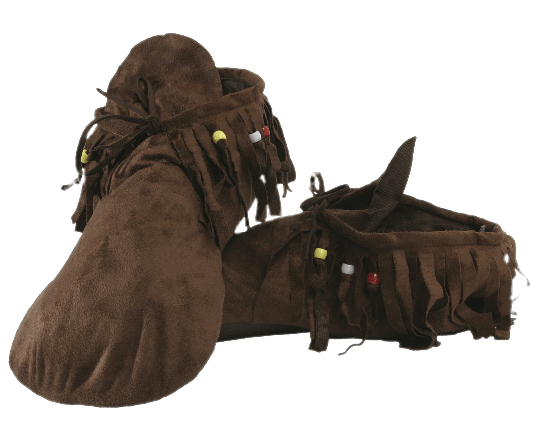 Brown Mocassins With Fringes