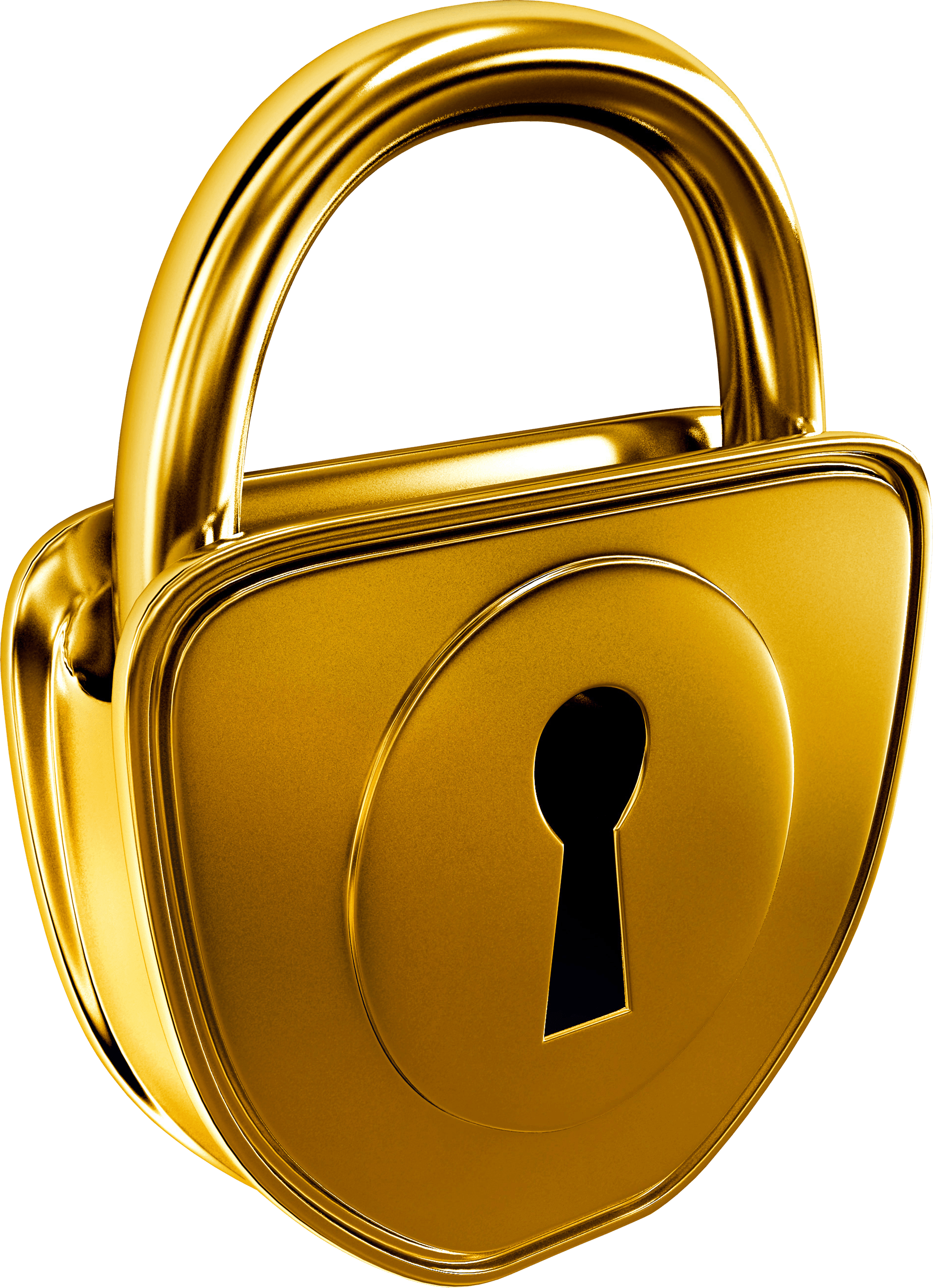Gold Padlock