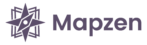 Mapzen logo landscape