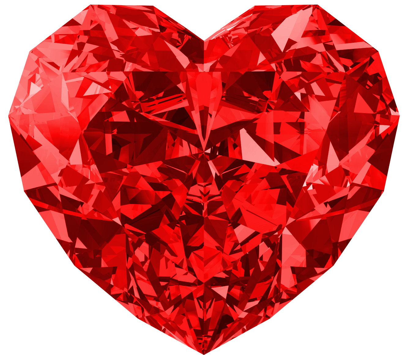 Complex Diamond Heart