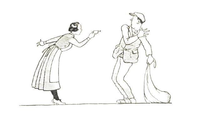 Robber Intercepted by Daring Woman