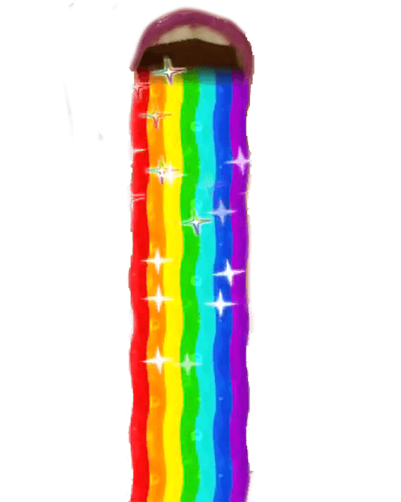 Snapchat Filter Long Rainbow Tongue