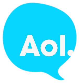 Aol. blue bubble speech