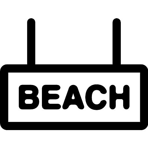 Beach Sign Icon
