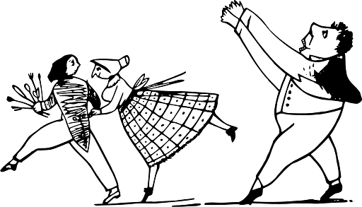 Edward Lear Drawing Jealous Man