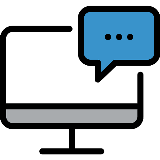 Compter Screen Chat Icon