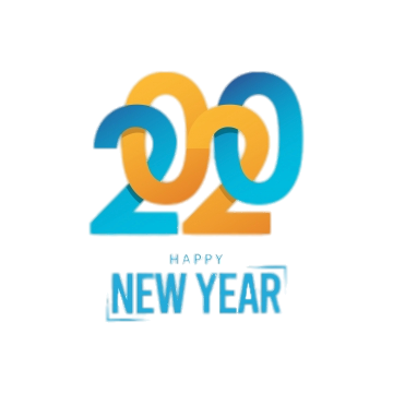 Happy New Year 2020 Intertwined