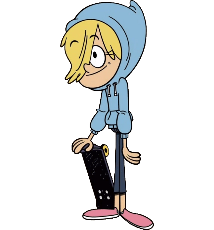 The Loud House Character Nikki With Her Skateboard