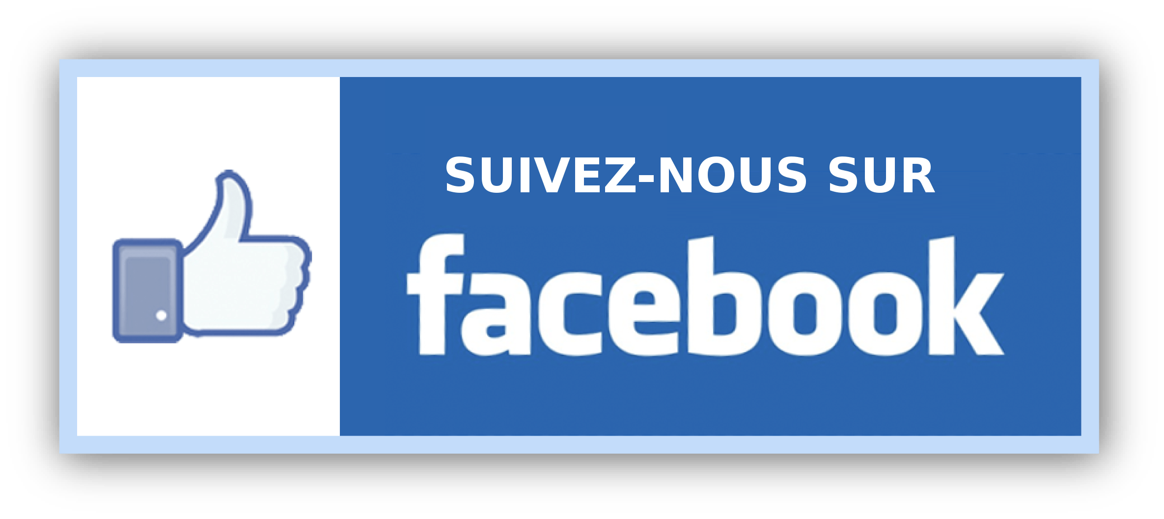 Suivez Nous Sur Facebook Rectangle