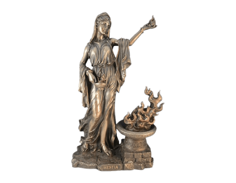 Hestia Bronze Figurine