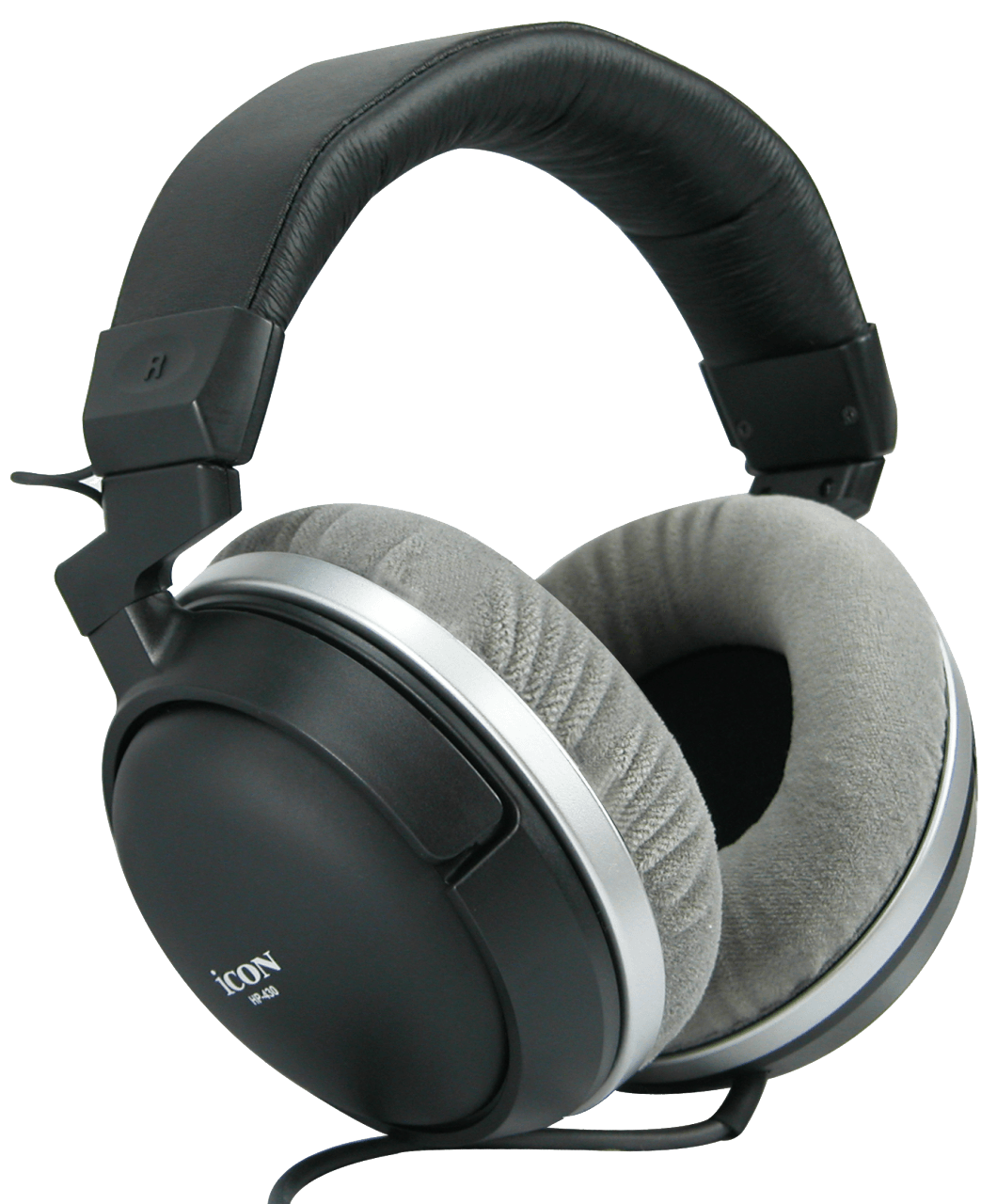 Grey Black Headphones