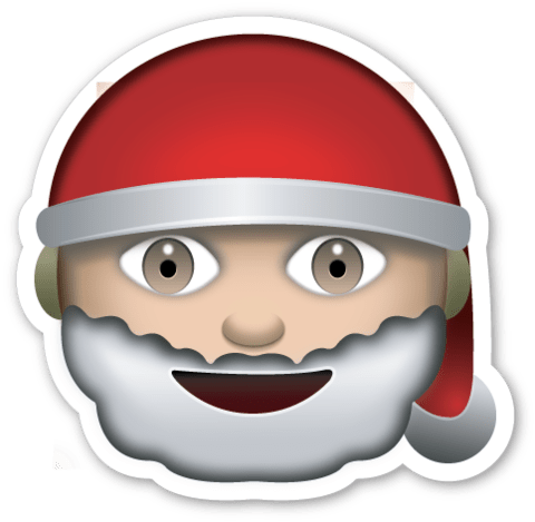 Santa Claus Emoji Sticker