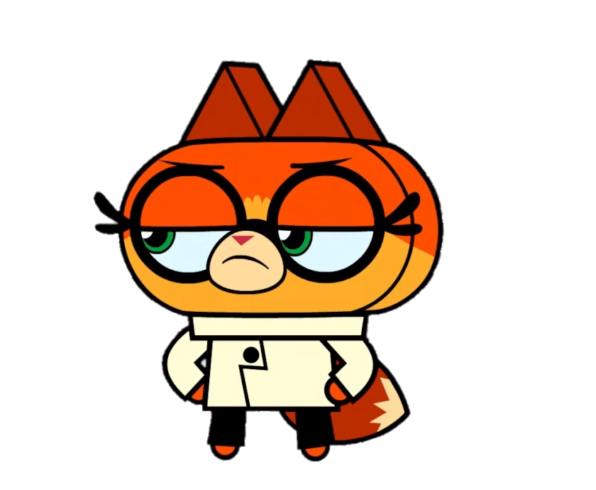 Unikitty Dr. Fox Annoyed
