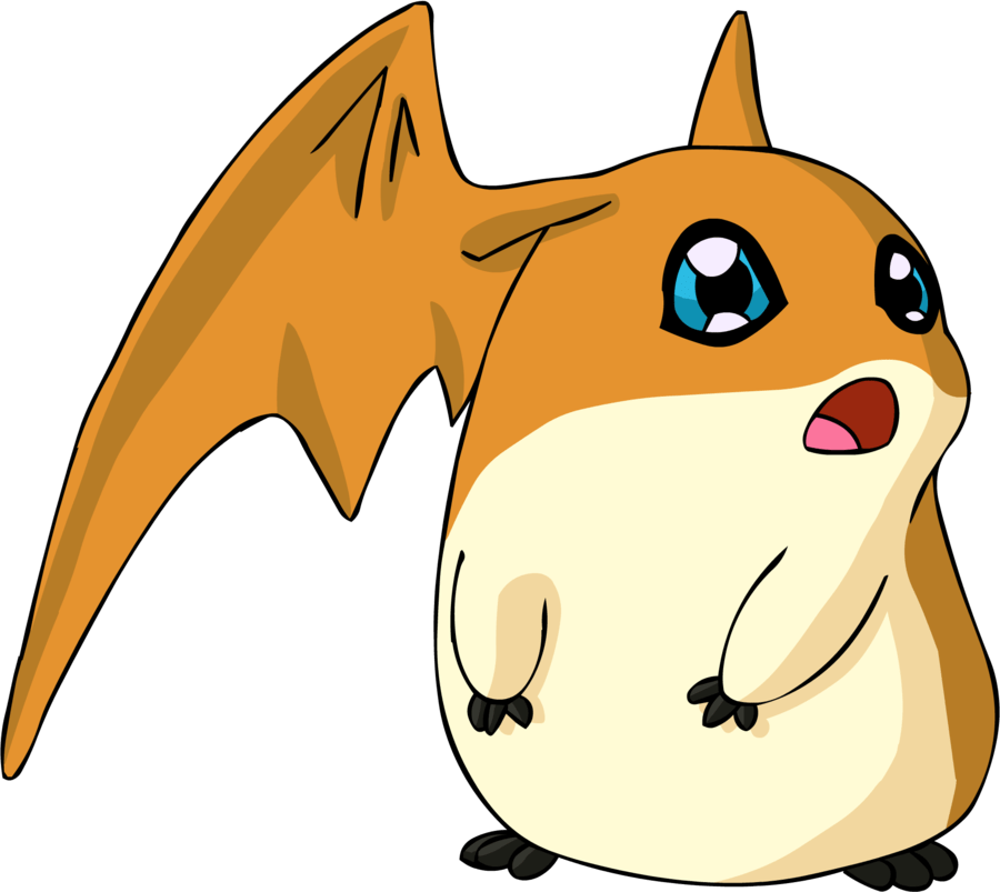 Digimon Character Patamon Open Mouth